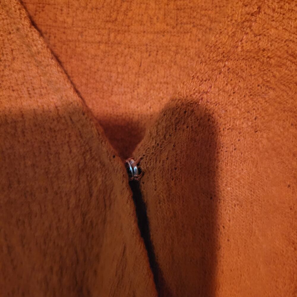 Madewell Texture Thread Top - Size Small - Rust C… - image 3